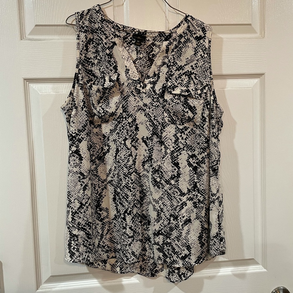 Snake skin tank top